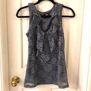 Lace gray blouse